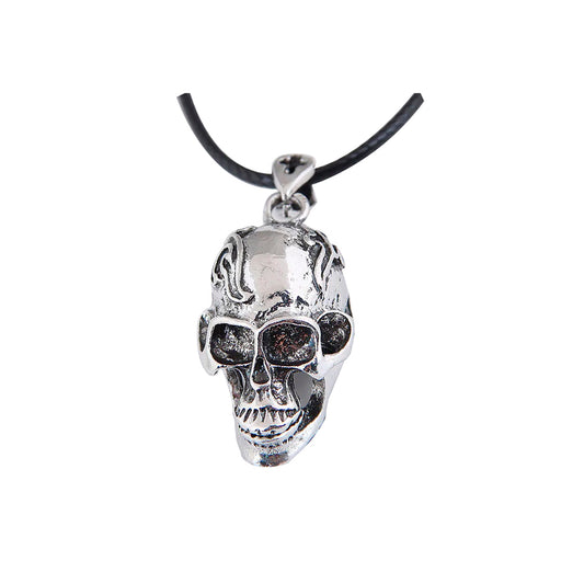 Collar Cuero Sintético Cráneo de Calavera