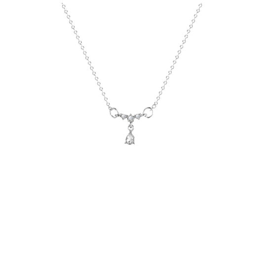 Collar Aleación de Titanio Gota Elegante