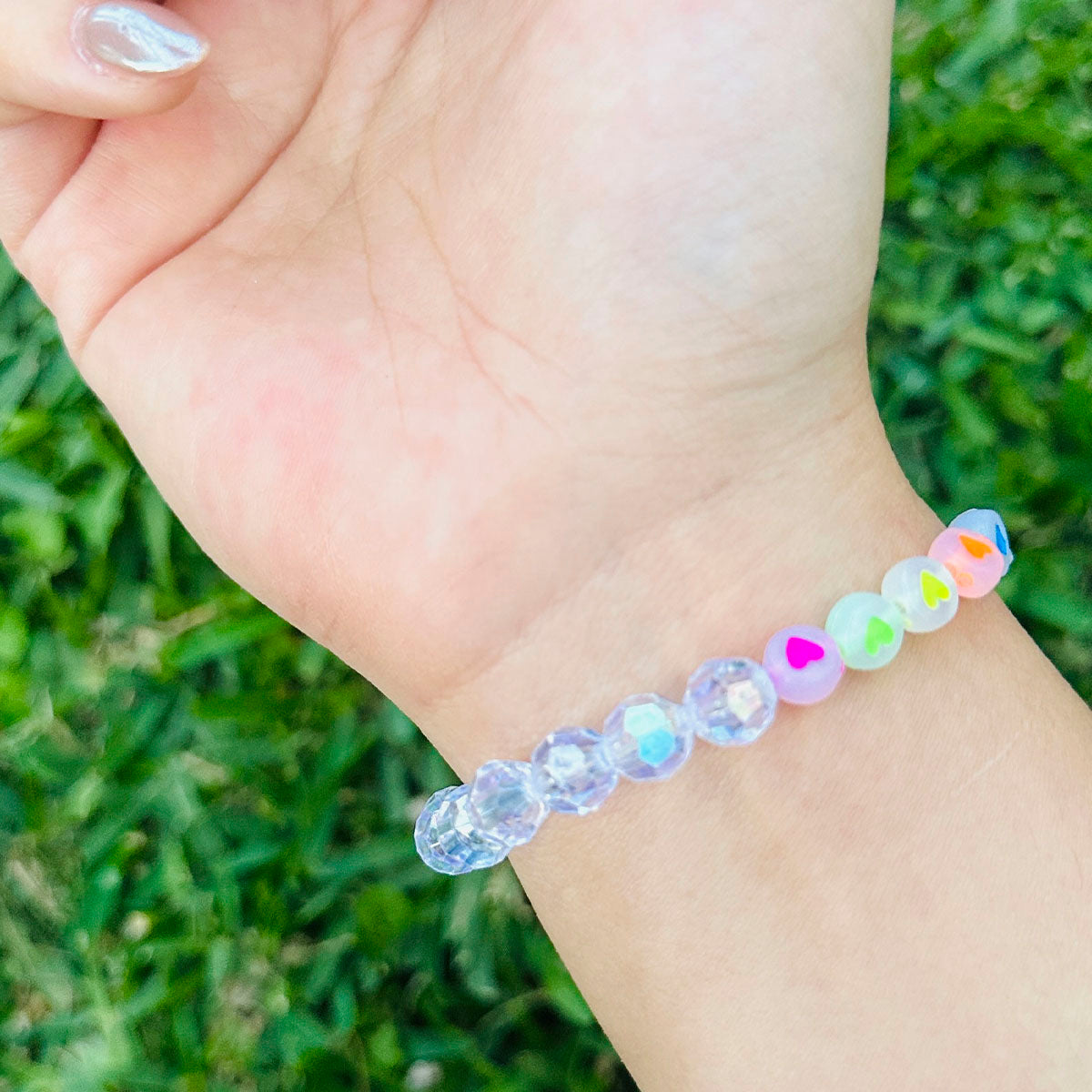 Pulsera Elástica Cuentas Sálvame RBD