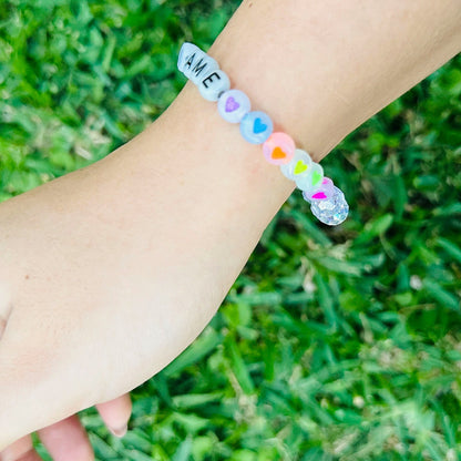 Pulsera Elástica Cuentas Sálvame RBD