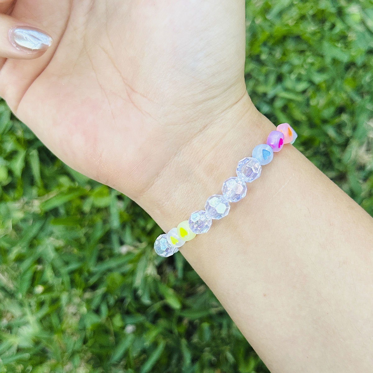 Pulsera Elástica Cuentas RBD 5 Colores