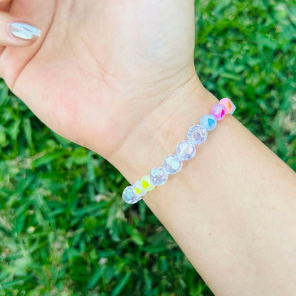 Pulsera Elástica Cuentas RBD 5 Colores