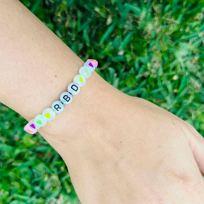 Pulsera Elástica Cuentas RBD 5 Colores