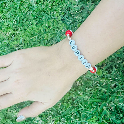 Pulsera Elástica Cuentas Lupita RBD