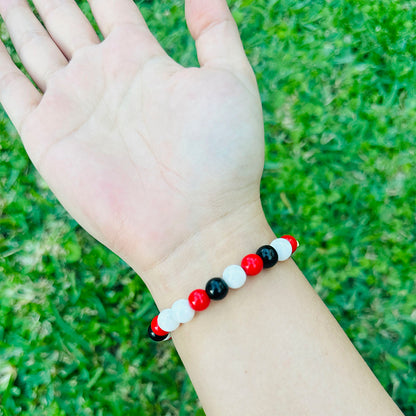 Pulsera Elástica Cuentas Lupita RBD