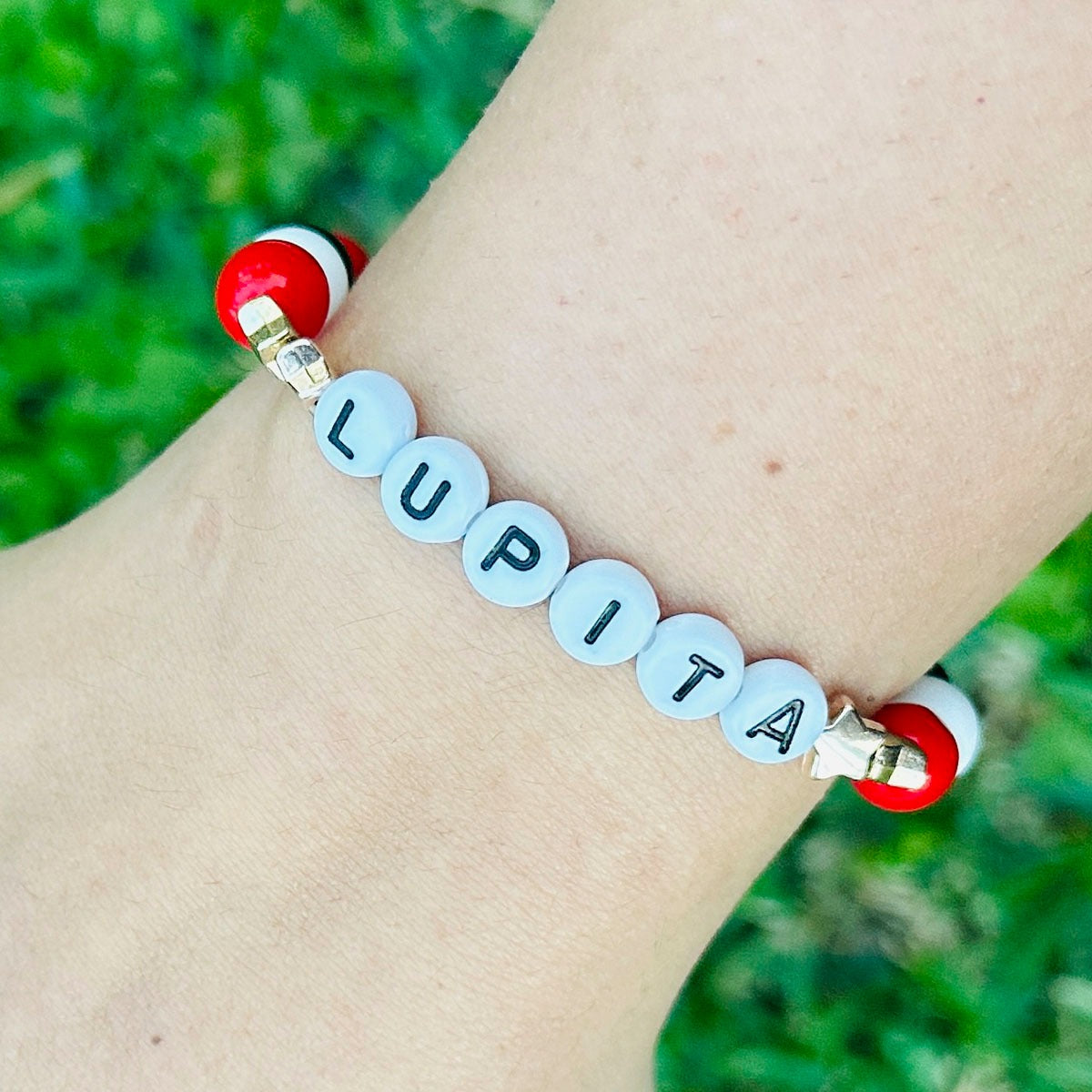 Pulsera Elástica Cuentas Lupita RBD